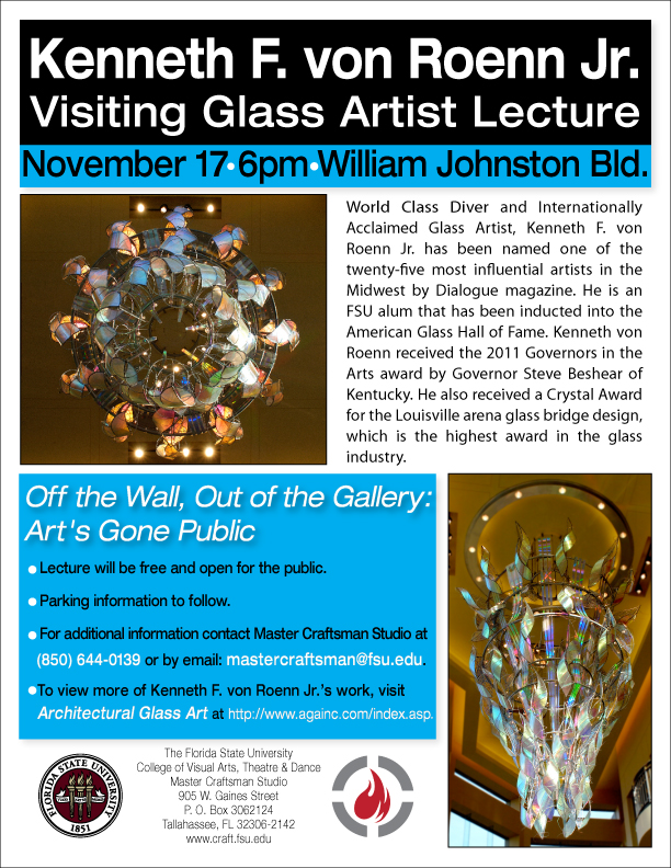 Presentation: architect and glass artist Ken von Roenn