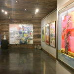Exhibition hall featuring Graham's works.