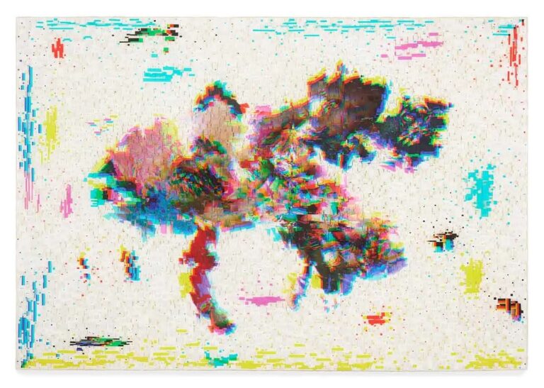 an image of a painting of a bunch of flowers on a white surface