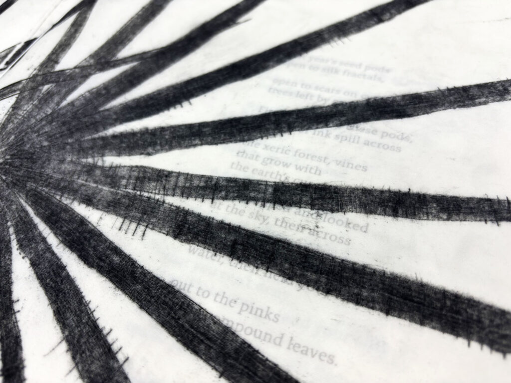 there is a close up of a black and white picture of a book