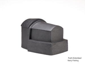 this is an image of a black object on a white background